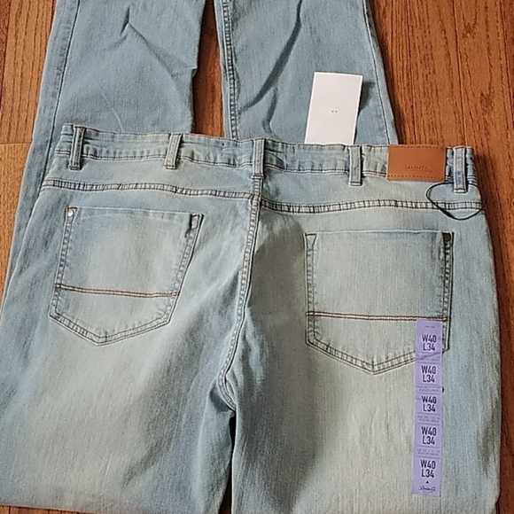 Denim Co. Stretch Straight Button Jeans W40 L34 - Picture 11 of 13
